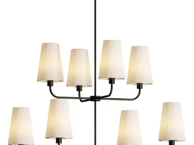 Ansel Chandelier 8 Head 3D model