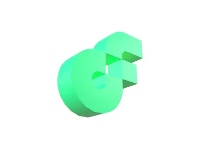 Flow Coin v1 001 Low-poly 3D model