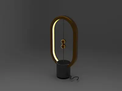 LED LIGHT TABLE LAMP Low-poly 3D model