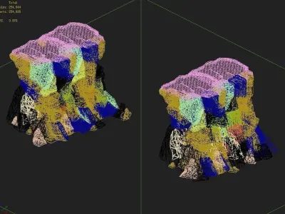 Sennard - Cliffs 02 3D model