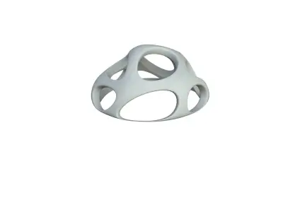 SciFi Cube Object No 53256 Low Poly Shape Low-poly 3D model