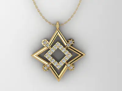 Pendant P108 3D Print Model 3D print model purchase