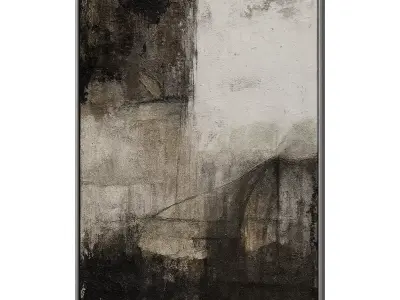 Abstract Painting Frame set 3D model 682