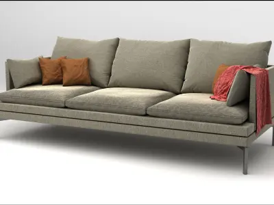 Sofa 3 lugares Free 3D model