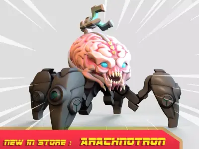 Arachnotron Collectible toy Doom Eternal 3D print model