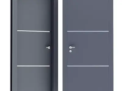 Latest Bedroom Door Design 3D model