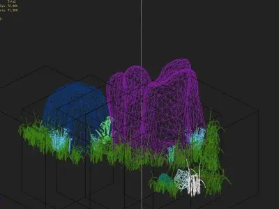 Explore the mountains - Rocks 03 3D model