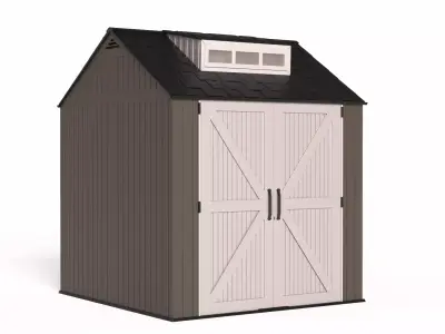 Storage Shed outdoor for Garden Backyard Home Pool outdoor  Low-poly 3D model