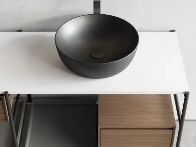 Nic Design Velo 131 Vanity unit 3D model