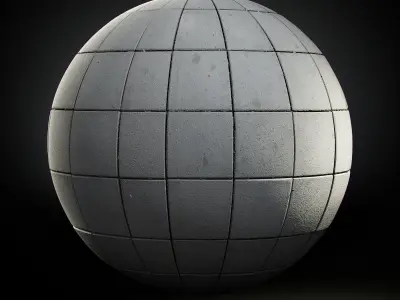 Scanned Seamless Regular Floor Tiles PBR Textures Texture