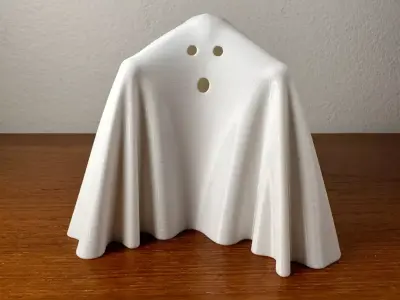 Ghost Lamp Cover STL 3D print model