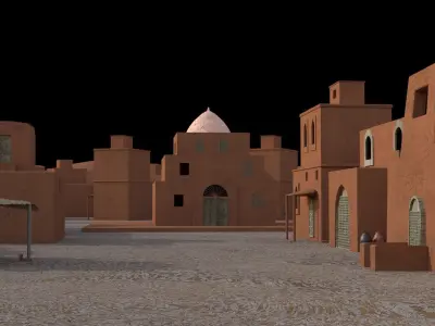 Arabian Village 3D model