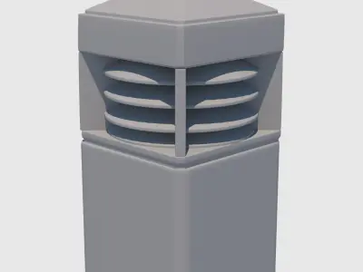 Bollard Light-3D Scan 3D model
