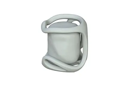 SciFi Shape Object Low Poly 44 Low-poly 3D model