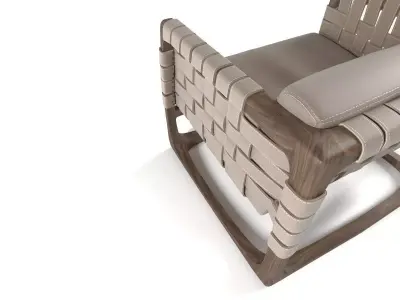 Bungalow Armchair 3D model