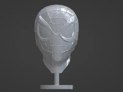 Spider-Man Head Sculpt - High-Detail 3D Model for Printing 3D print model