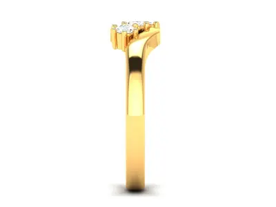 Women Ring  Render 3dm STL OBJ FBX Details 3D print model 43
