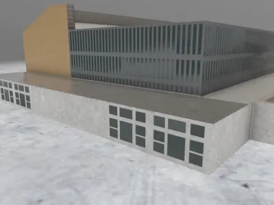 EDDH Storage 1 Low-poly 3D model