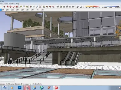 Sketchup Terminal C1 3D model
