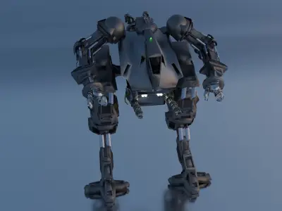 robot character 3D model