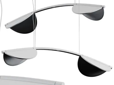 Flos Almendra Arch S2 Pendant Lamp 3D model