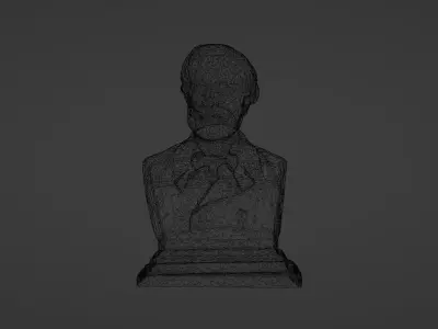Giuseppe Verdi Statue Italian composer and politician 3D model