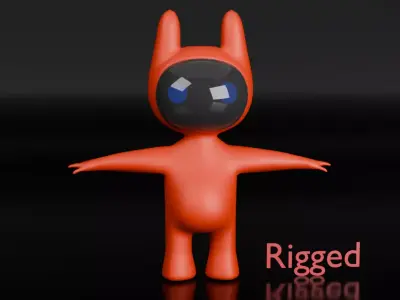 Robo Boy Low-poly 3D model