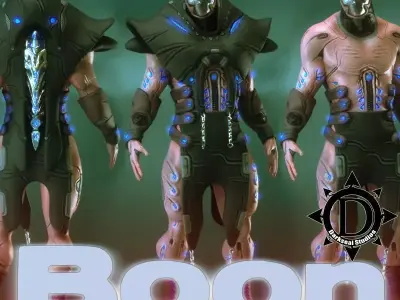 Boon for Poser 3D model