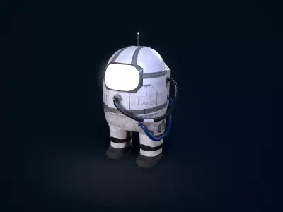 Among us Characters Low-poly 3D model