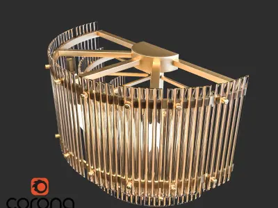 wall light01 3D model