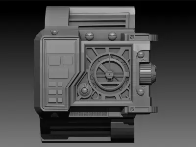 Sci-fi Watch 3D print model