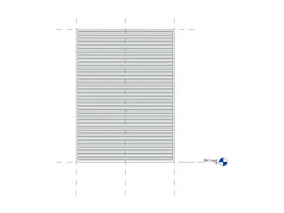 Louvre Curtain Wall Panel 3D model