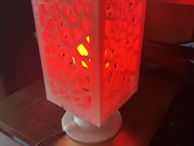 Christmas voronoi lights 3D print model