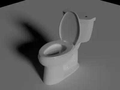 TOILET Free low-poly 3D model