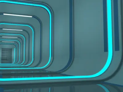 Sci Fi Tunnel  3D model order