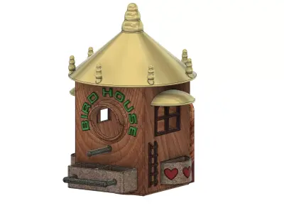 Bird House 3  3D print model