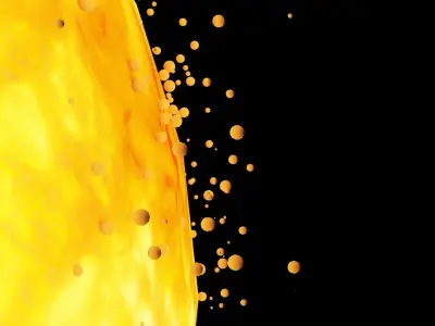 The Sun in space Low-poly 3D model