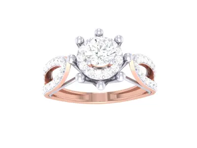  Women Ring MTL 3dm STL OBJ FBX Details 3D print model 10