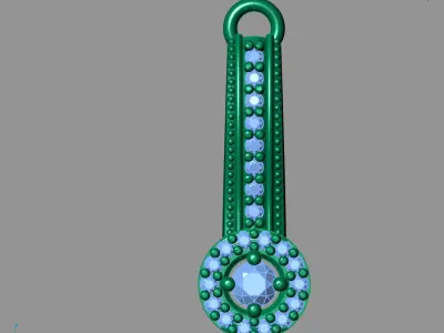Women Pendants 3DM STL Pendant Renders Details 3D print model 3D print model