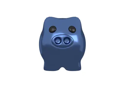 Piggy Bank V1 Pack 02 Low-poly 3D model purchase