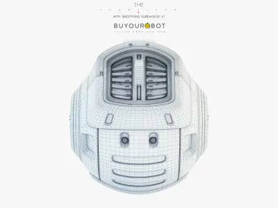 Dog walker V bot  3D model