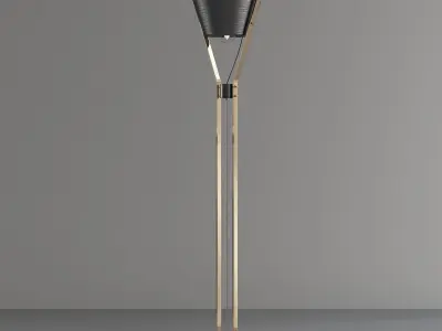 MAICON floor lamp gold 3D model