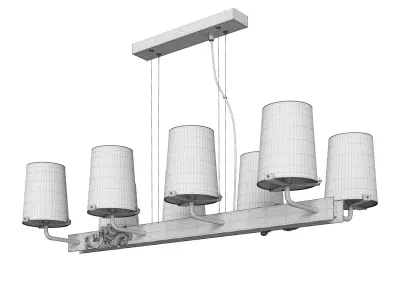 Pendant chandelier Maytoni Landmark MOD040PL-08CH 3D model