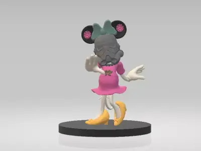 Stormtrooper Girl 3D Printable Model 3D print model