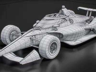  Dallara DW12 UAK-18 2025 Oval Speedway 