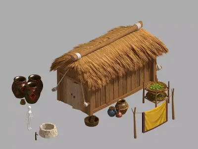Rural Architecture - House 02 3D model