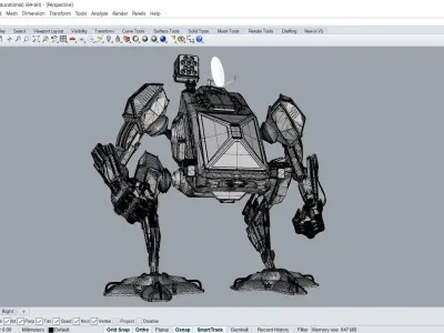 Robot N01 3D model