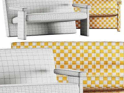 La Cividina Agetti Sofa 3D model