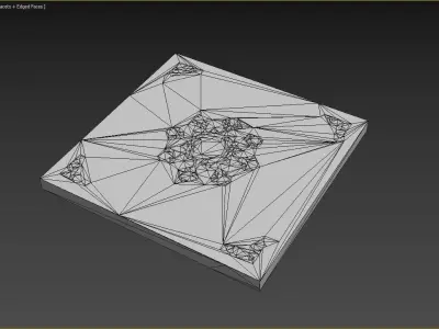 Low poly Medieval modular construction Pack 200525 Low-poly 3D model