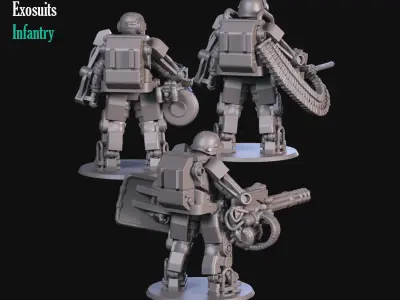 Exosuits  3D print model